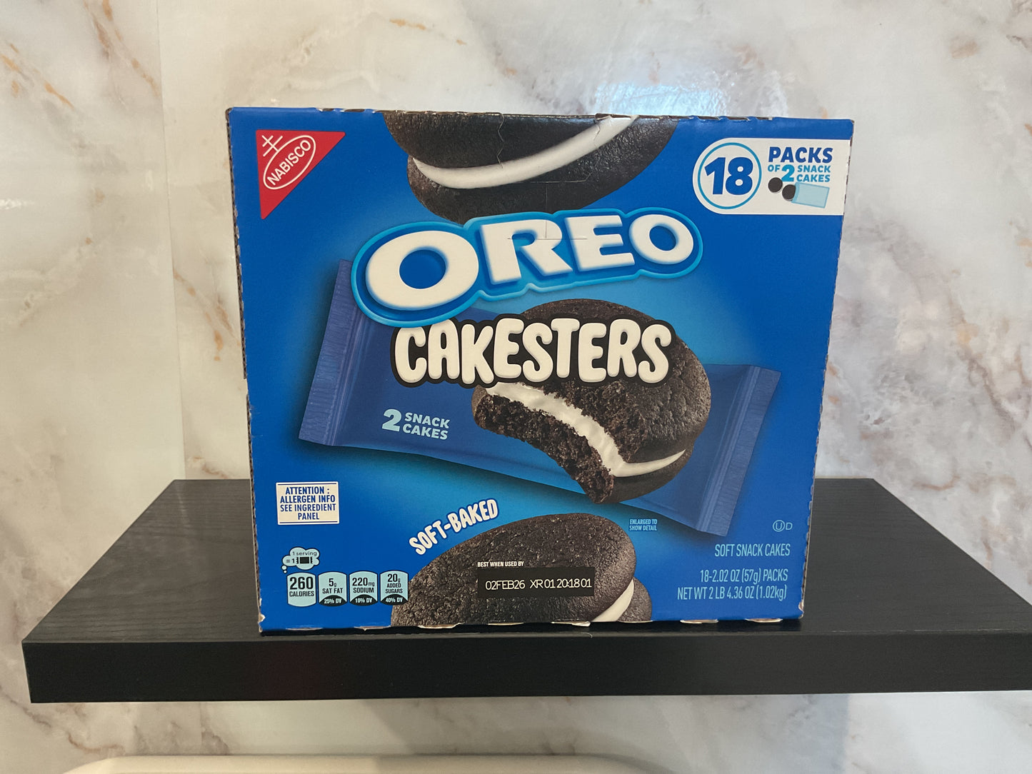 Oreo Cakesters, Soft-Baked, 18ct