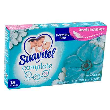 Suavitel dryer sheets,18-20 sheets