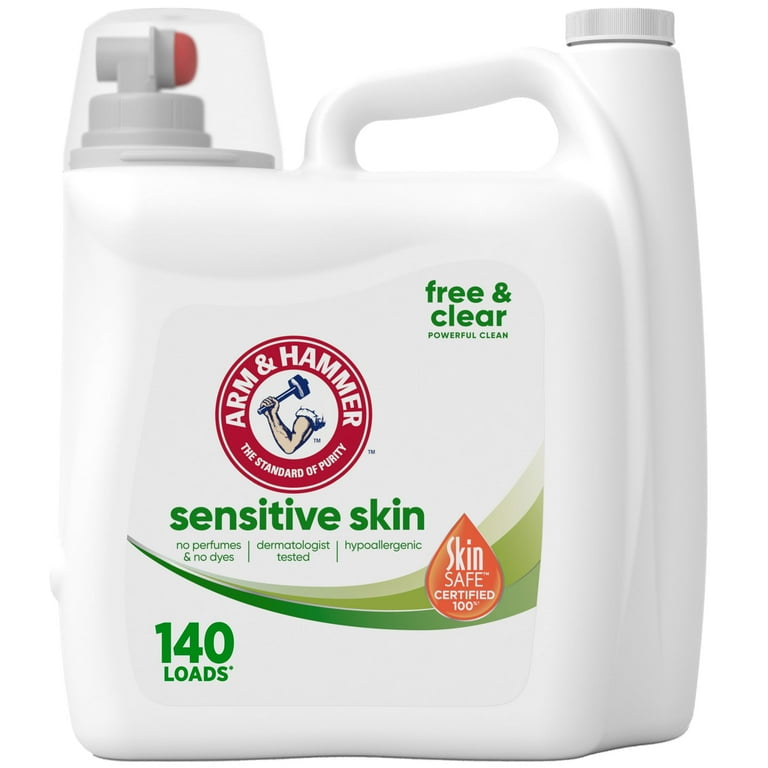 Sensitive Skin Free Clear, 140 Loads Liquid Laundry Detergent