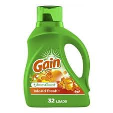 Gain Liquid Laundry Detergent, 46 fl oz, 32 Loads