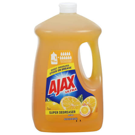 Ajax Ultra Liquid Dish Soap, Super Degreaser, 90 Fluid Ounce