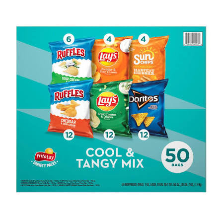 Frito Lay Chips, 50bags