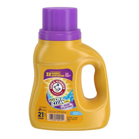 ARM & HAMMER Plus OxiClean with Odor Blasters Fresh Burst Liquid Laundry Detergent