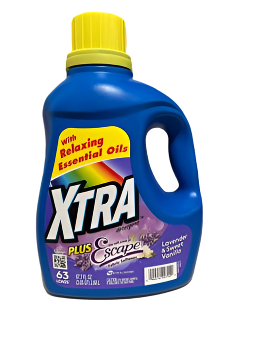 Xtra Plus Scent of Escape, Lavender & Sweet Vanilla, 63 Loads Liquid Laundry Detergent