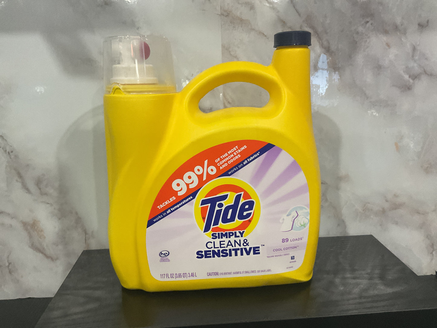 Tide Simply All in One Laundry Detergent, 117 oz, 89 Loads