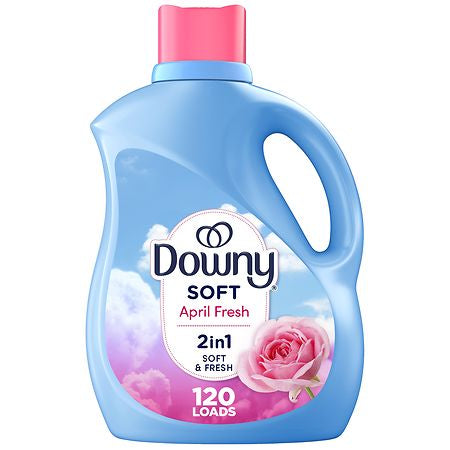Downy 2 in 1 Soft and Fresh Liquid Fabric Softener April Fresh, 88.0 fl oz