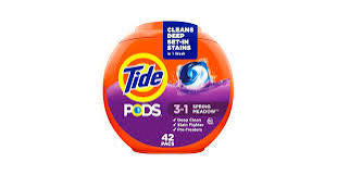 Tide PODS Liquid Laundry Detergent Soap Pacs, HE Compatible, 42 Count, Powerful 3-in-1 Clean in one Step