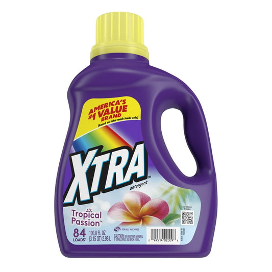 Xtra Tropical Passion, 84 Loads Liquid Laundry Detergent, 84 loads