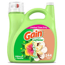 Gain Liquid Fabric Softener, Tango Twist Scent, 244 loads