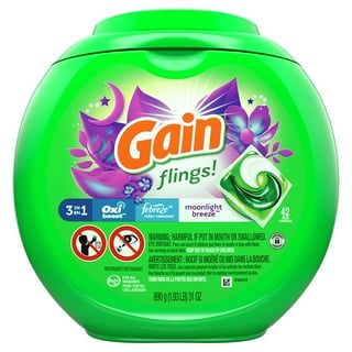Gain Flings Laundry Detergent Pacs with Odor Defense, Super Fresh Blast Scent