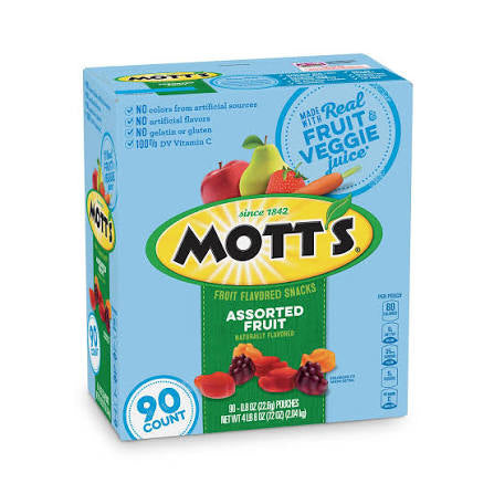Mott’s Fruit Snack, 90ct
