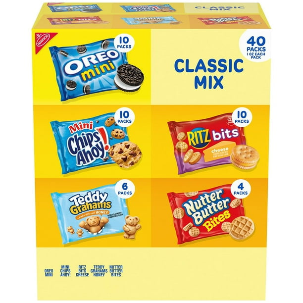 Nabisco Classic Mix Cookie & Cracker, Variety Pack, 40 pk.