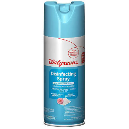 Walgreens Disinfecting Spray